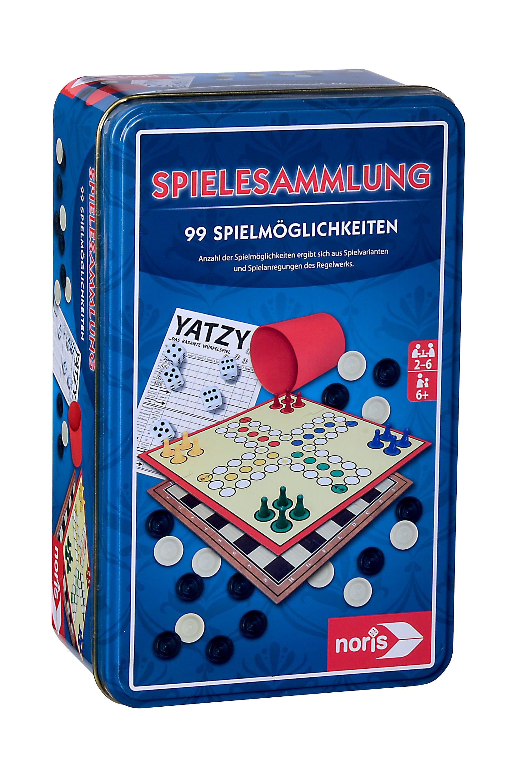 noris-deluxe-spielesammlung-metallbox-99-spiele-familie image 1