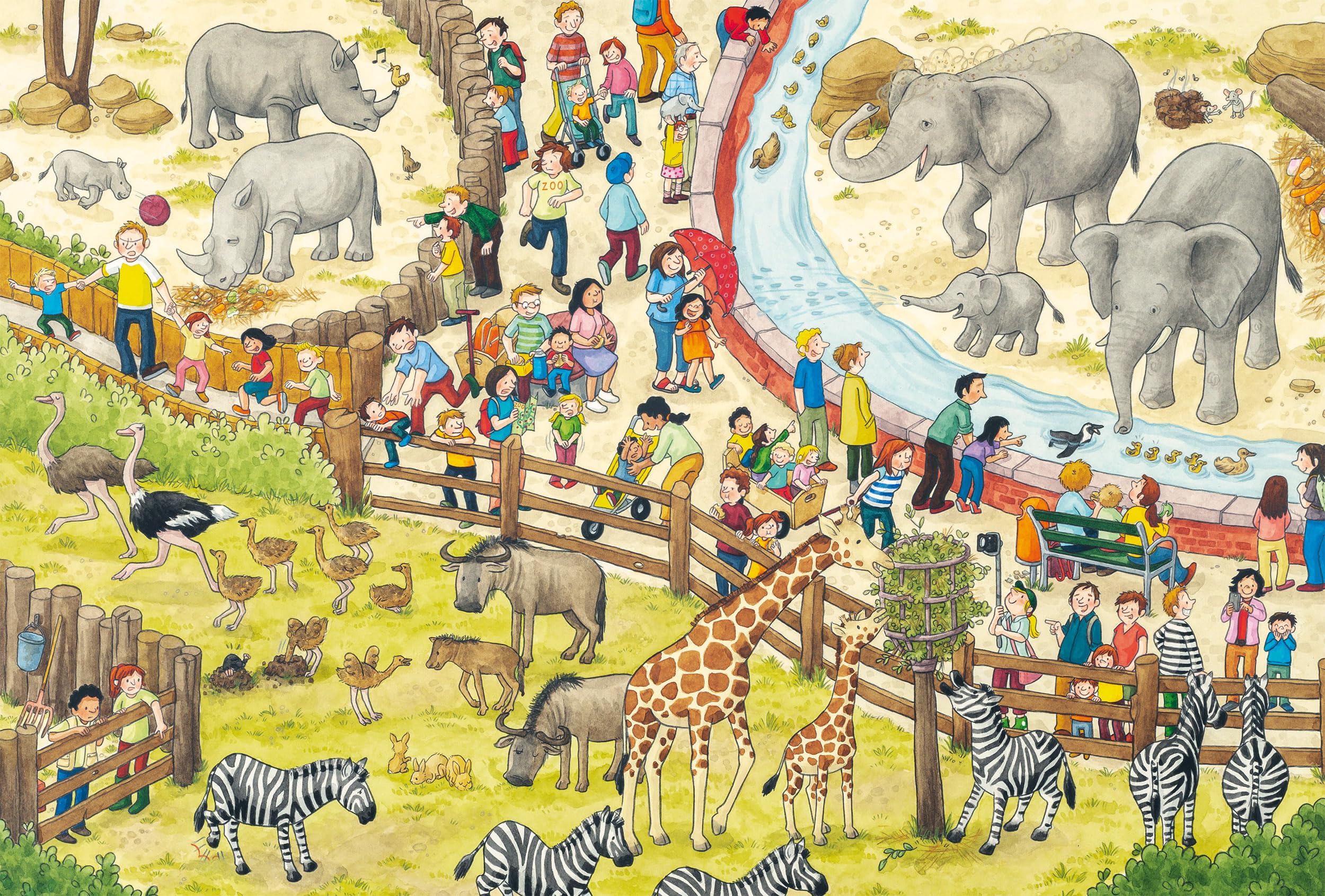 schmidt-spiele-spa-im-zoo-kinderpuzzle-3x48-teile image 6