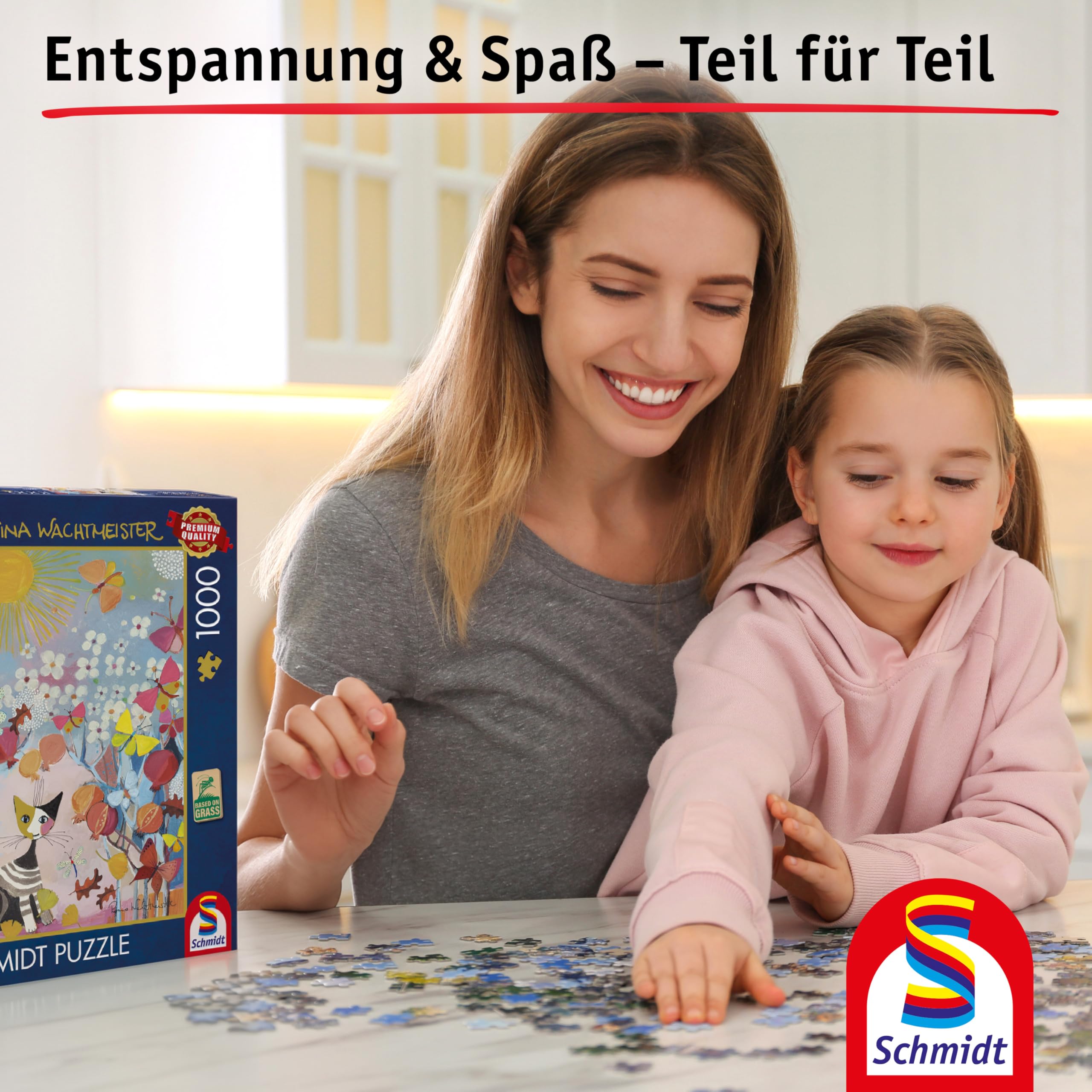 schmidt-my-artnoble-gestreiftes-k-tzchen-puzzle-1000-teile image 8