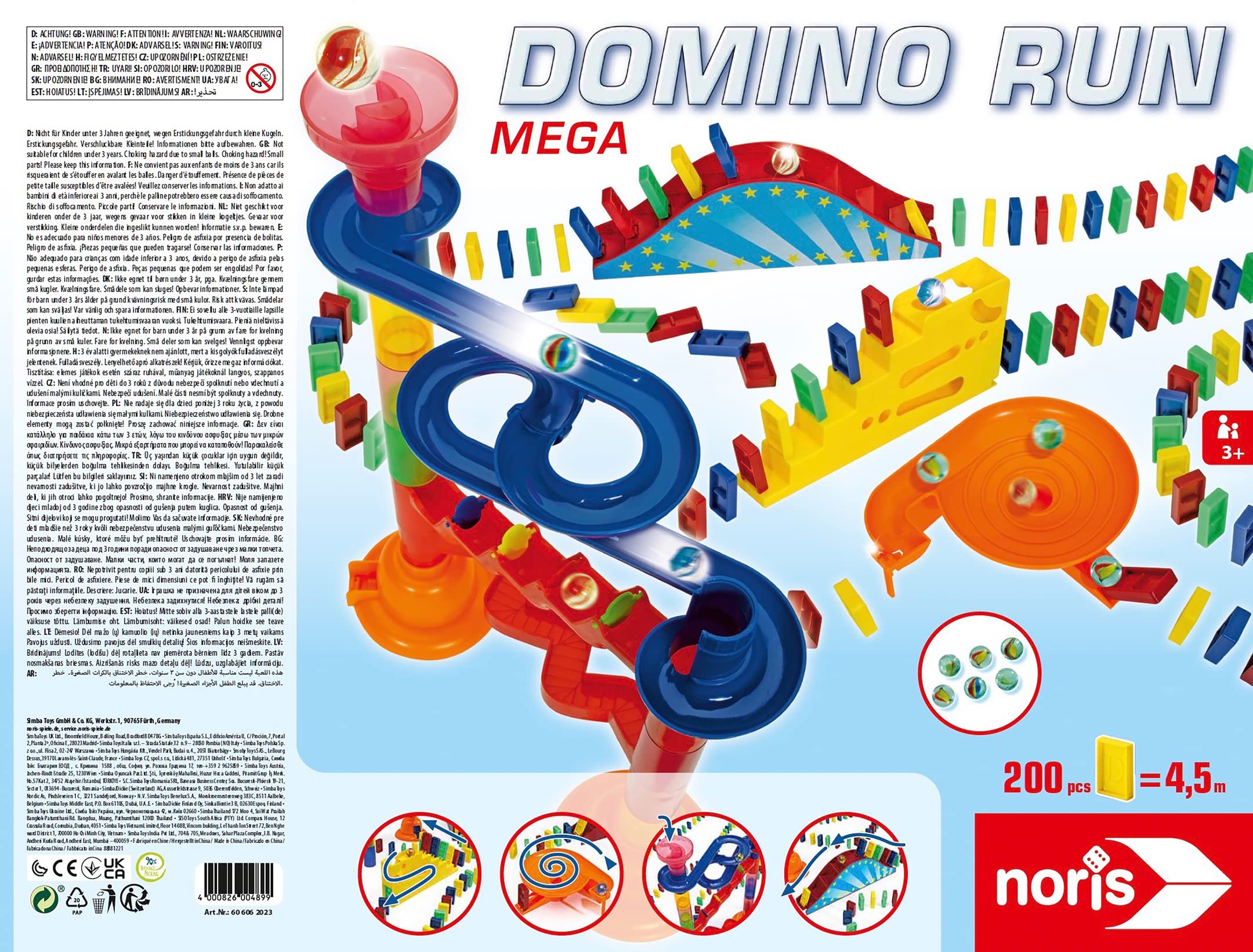 noris-iq-domino-run-mega-dominosteine-200-teile-ab-3 image 2