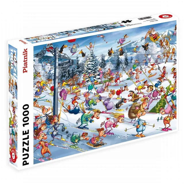 piatnik-5351-christmas-ski-1000-teile-puzzle-francois-ruyer image 1