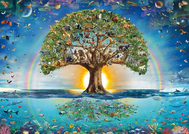 schmidt-thomas-kinkade-magie-des-lebensbaums-puzzle-1000t image 1