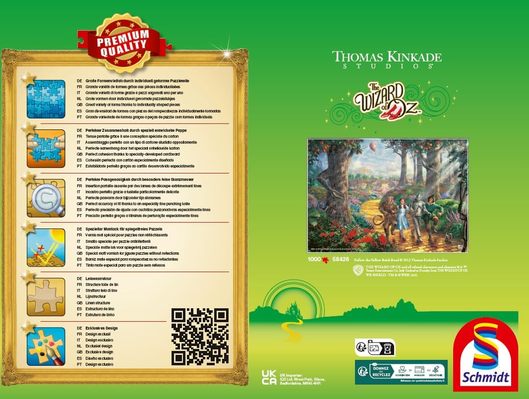 schmidt-58426-thomas-kinkade-wizard-of-oz-1000-teile-puzzle image 3