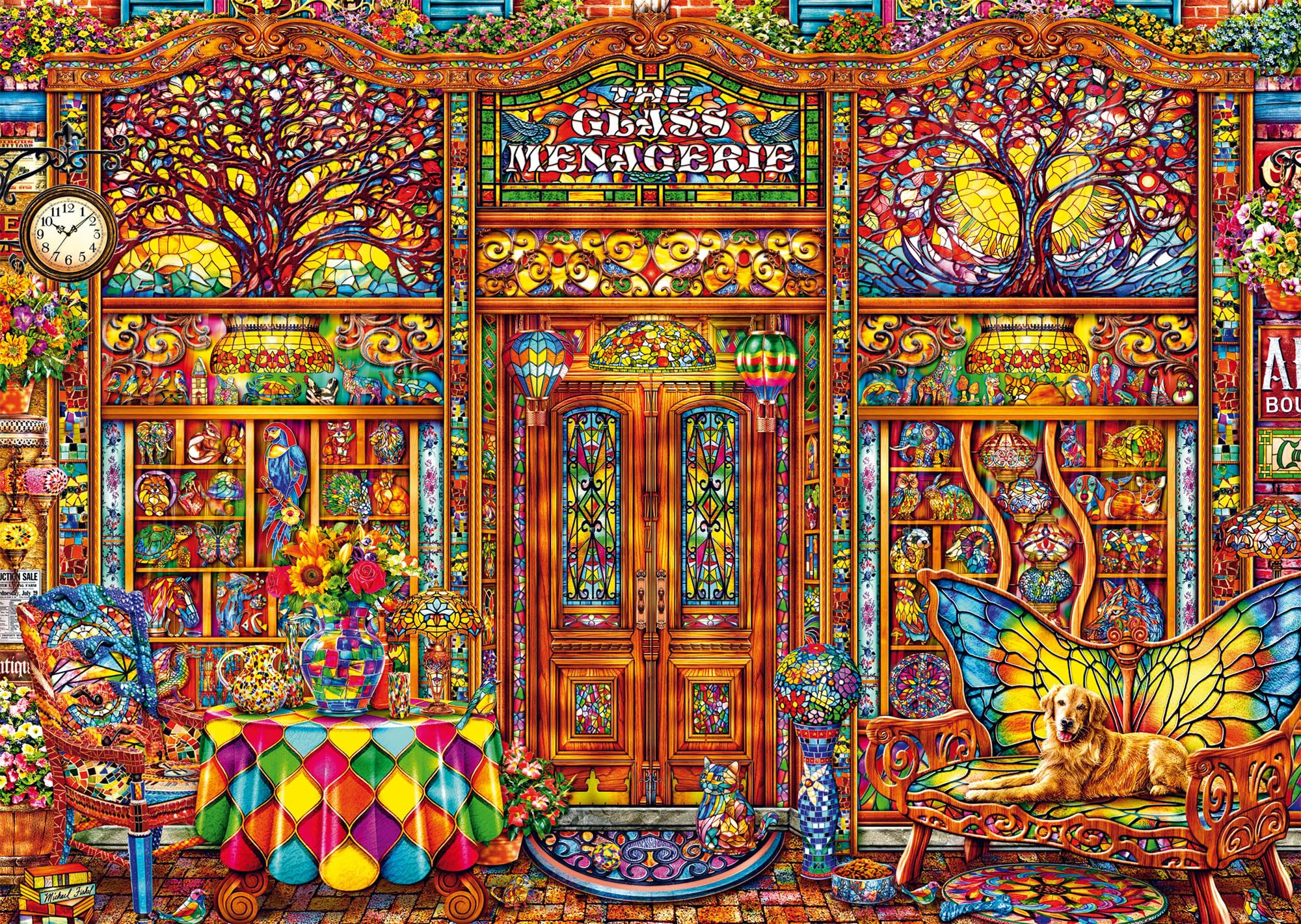 schmidt-spiele-58614-glas-menagerie-puzzle-1000-teile image 1