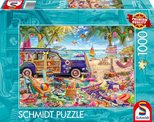 schmidt-spiele-thomas-kinkade-sonnige-auszeit-am-strand-puzzle-1000-teile image 8
