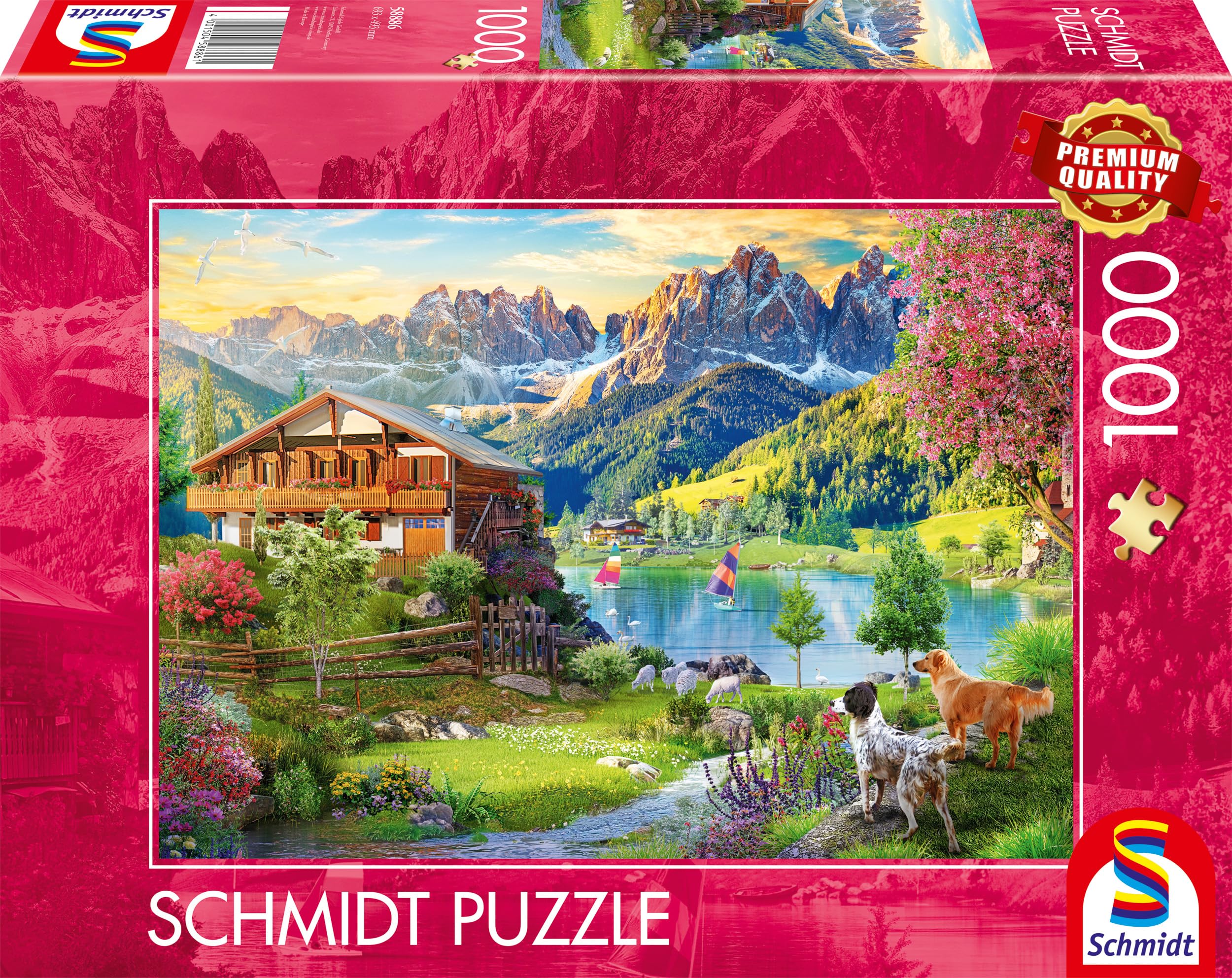 schmidt-spiele-58886-erholung-in-den-dolomiten-puzzle-1000-teile image 4