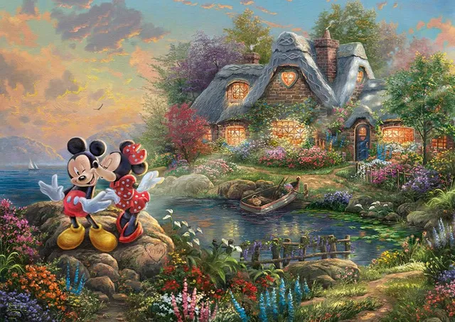 schmidt-spiele-thomas-kinkade-sweethearts-puzzle-1000-teile image 1