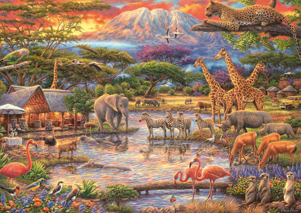 schmidt-thomas-kinkade-paradies-kilimandscharo-puzzle-500-teile image 1