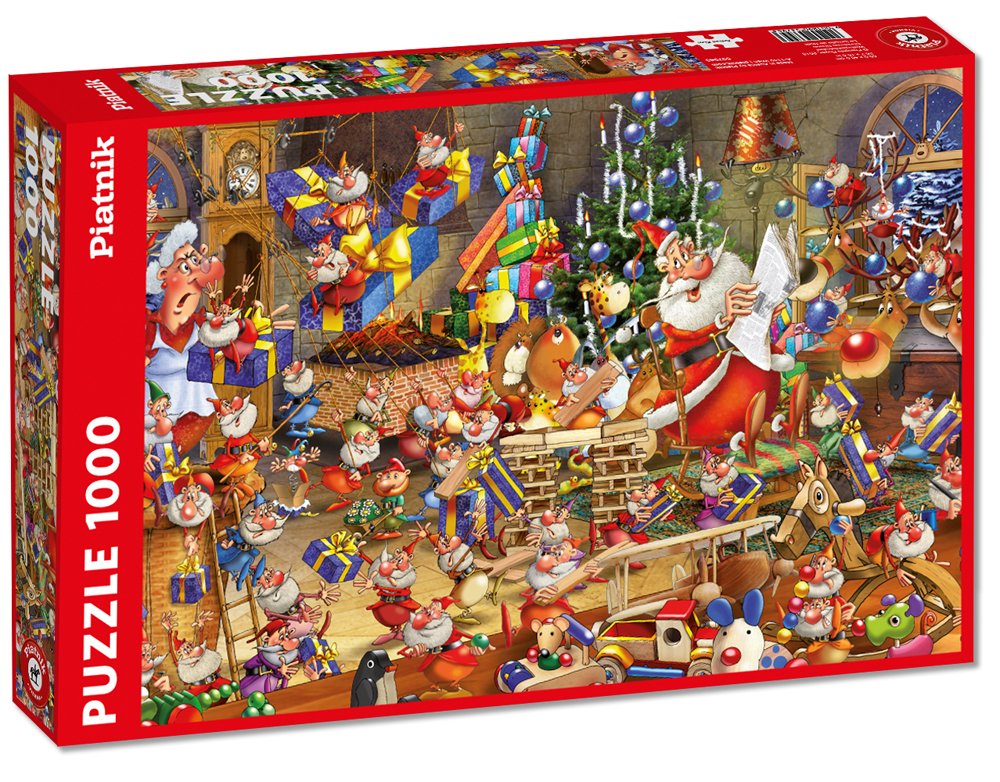 piatnik-ruyer-weihnachtsmann-puzzle-1000-teile-weihnachten image 1