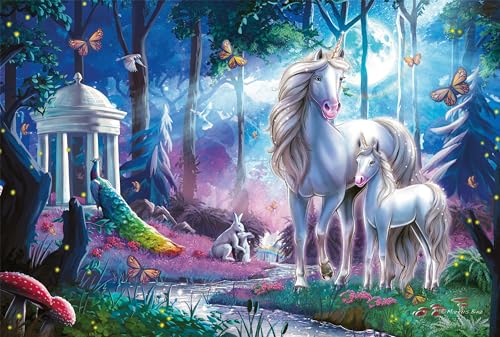 schmidt-spiele-thomas-kinkade-6486-einhorn-kinderpuzzle-200 image 4