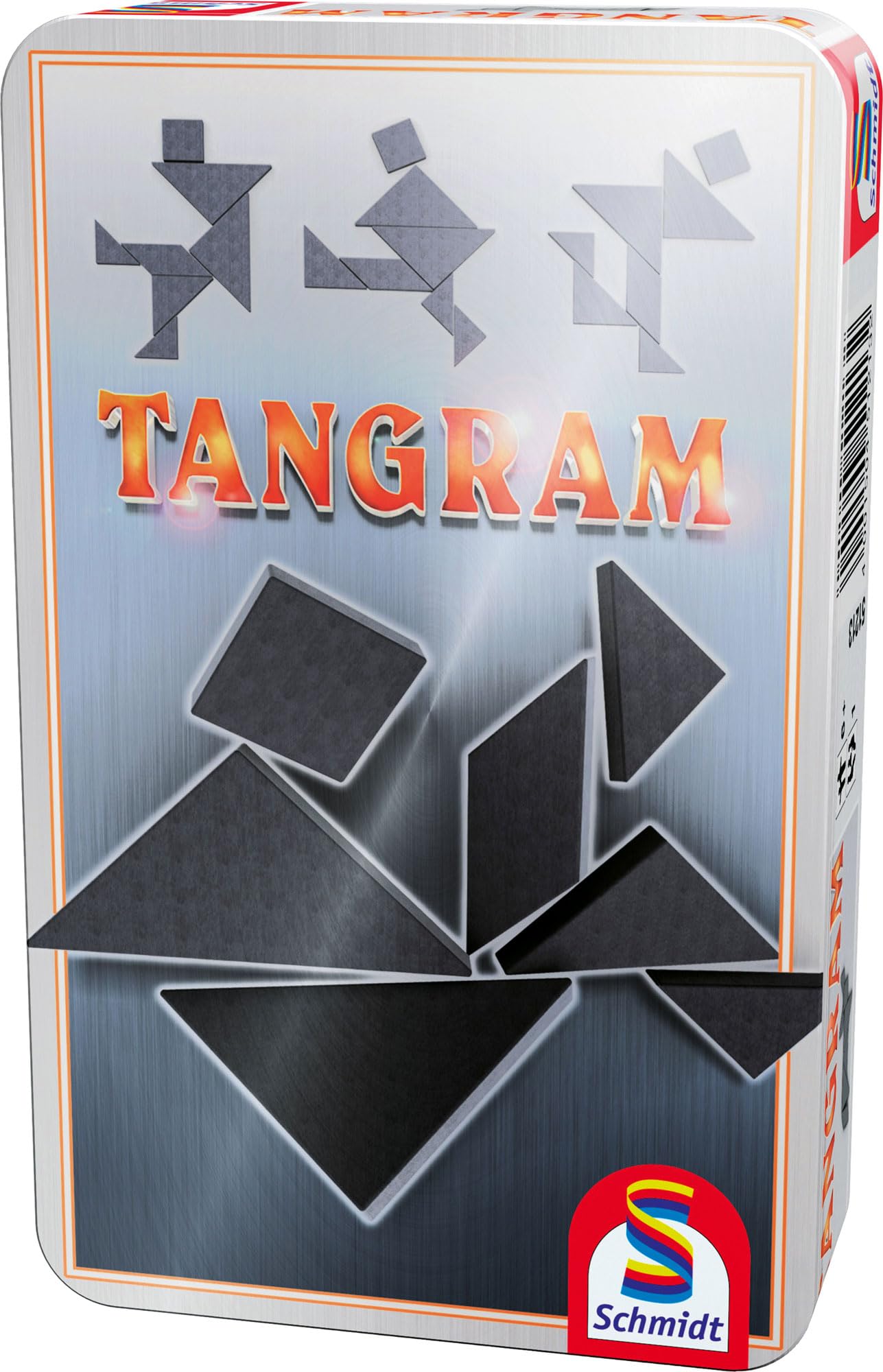 schmidt-spiele-classic-line-tangram-holz-metalldose-1-spieler image 1