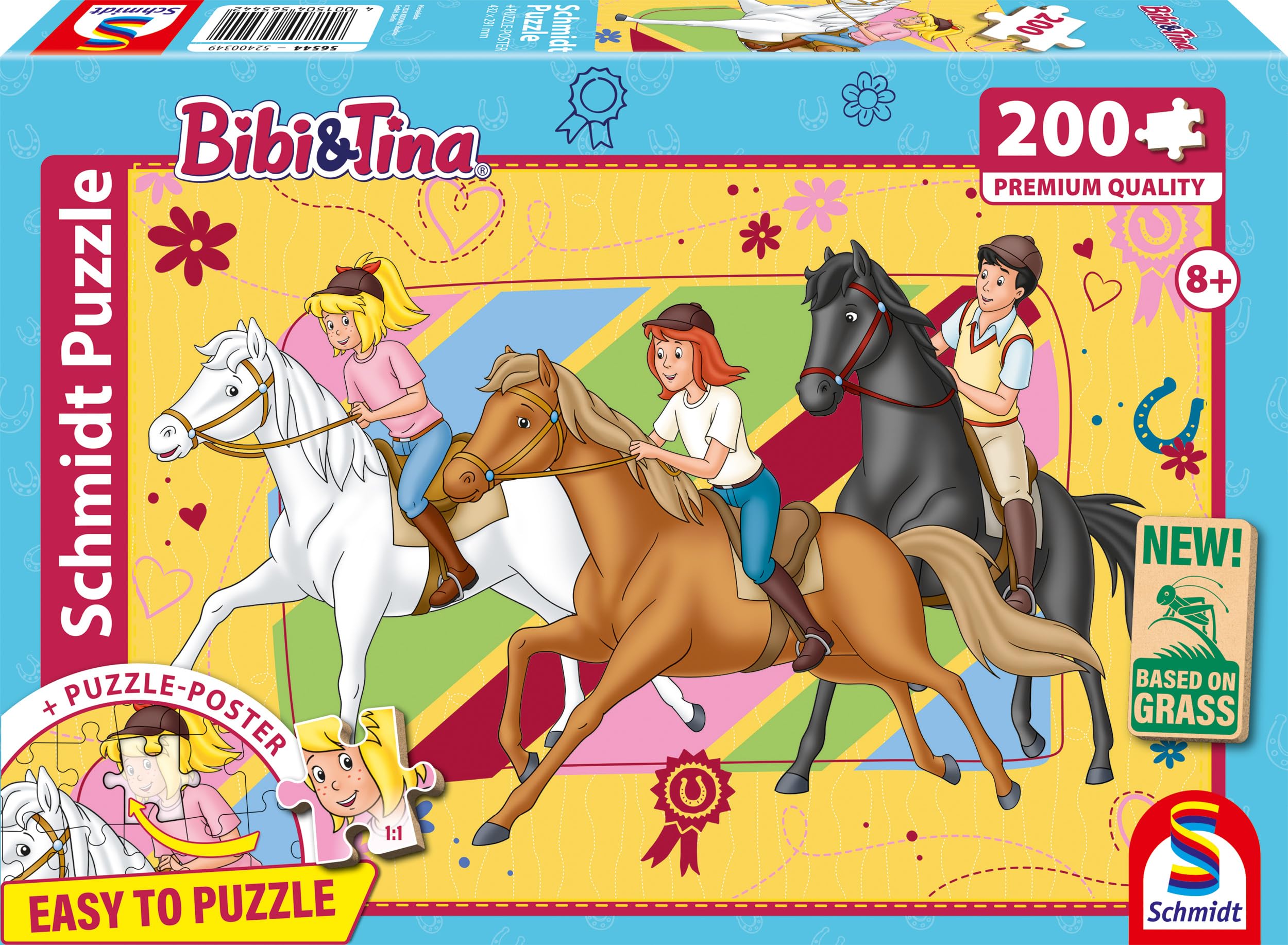 schmidt-bibi-tina-pferdeliebe-kinderpuzzle-200-teile-ab-8-j image 4