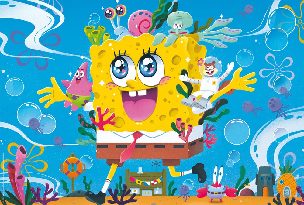 schmidt-spiele-spongebob-56545-kinderpuzzle-100-teile-ab-6-j image 1