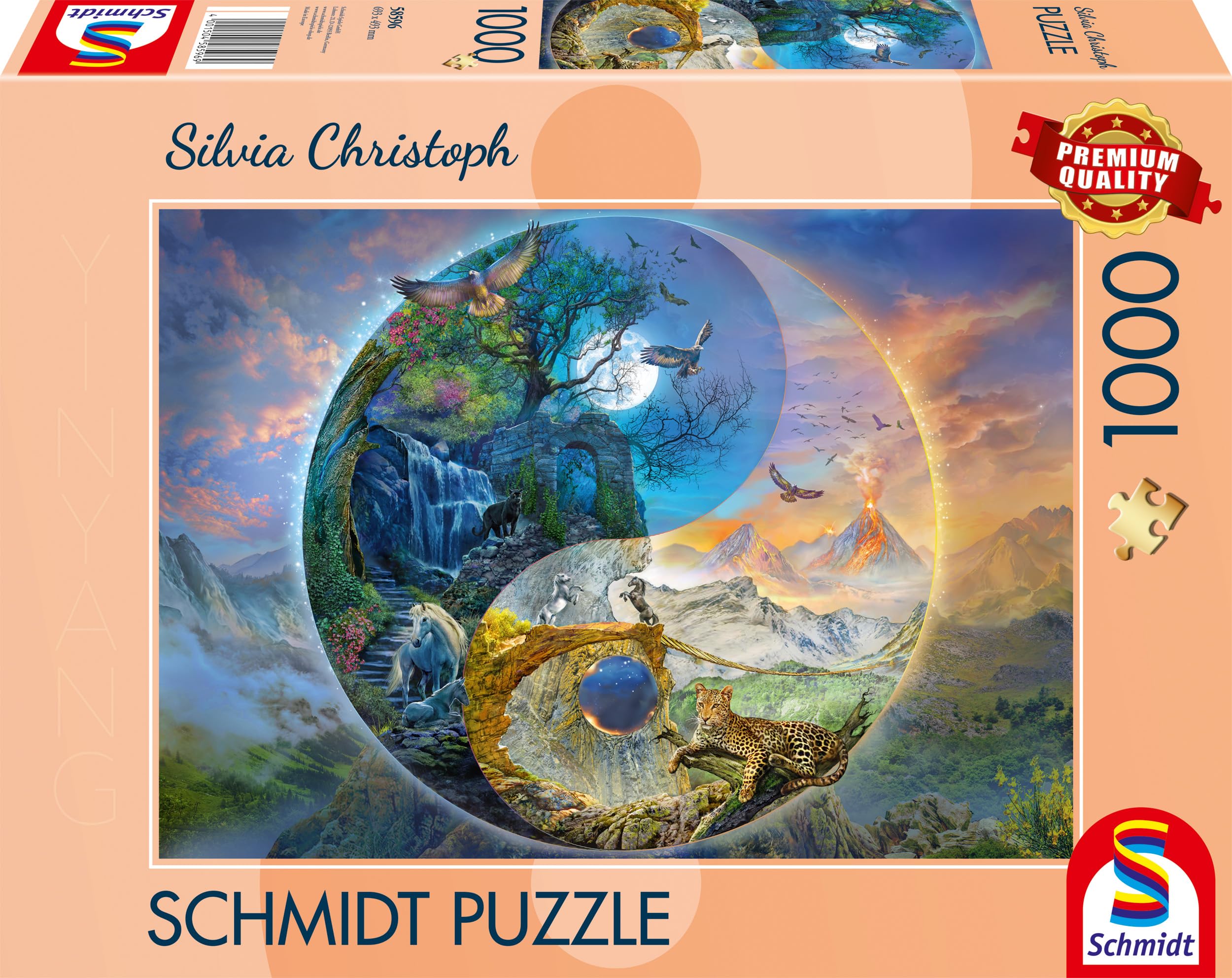 schmidt-thomas-kinkade-yin-yang-bergwelt-puzzle-1000-teile image 5