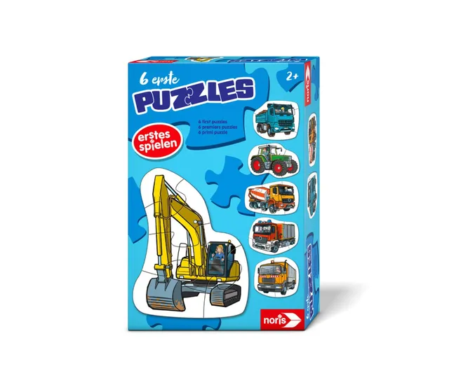 noris-iq-6-erste-puzzles-fahrzeuge-kinderpuzzle-ab-2-jahren image 1