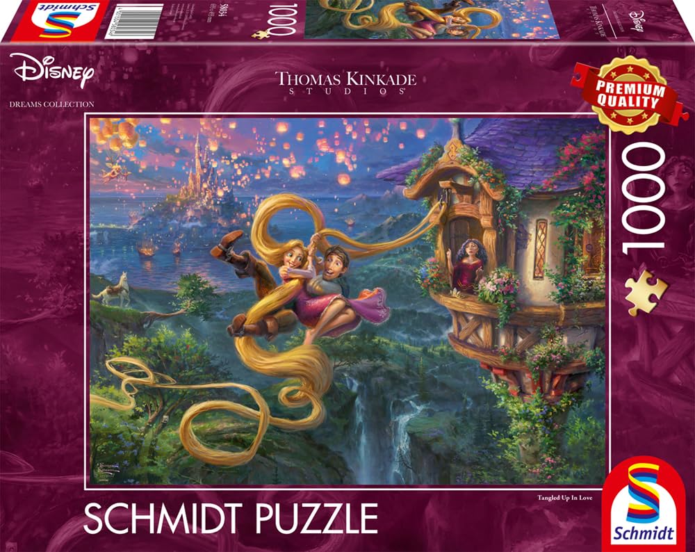 schmidt-spiele-thomas-kinkade-disney-rapunzel-puzzle-1000-teile image 4