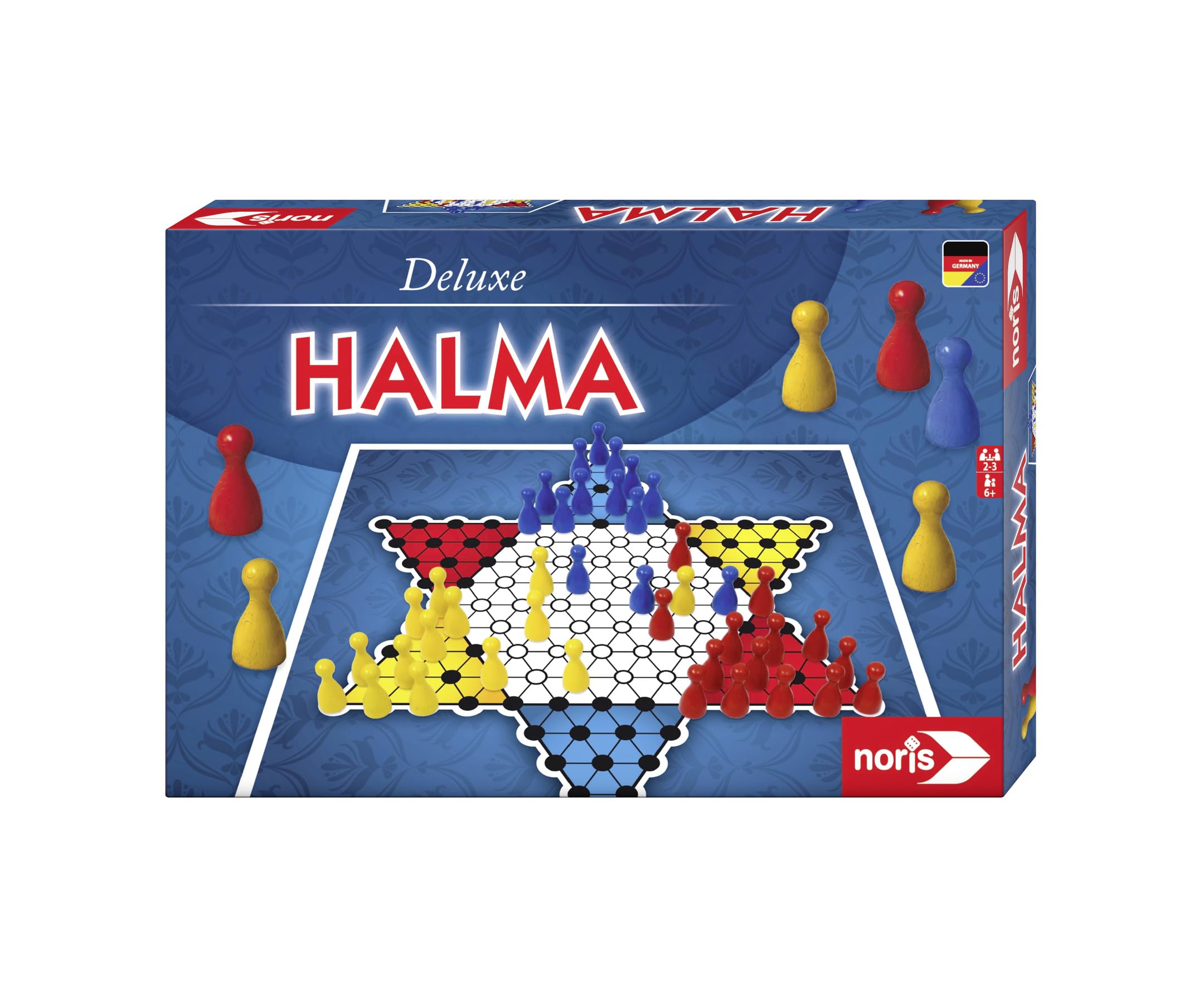 noris-deluxe-halma-606101266-brettspiel-holzp-ppel-klassiker image 1