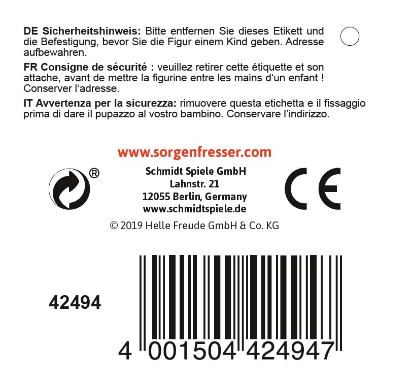 schmidt-spiele-sorgenfresser-pia-pl-schfigur-21-cm-bunt image 5