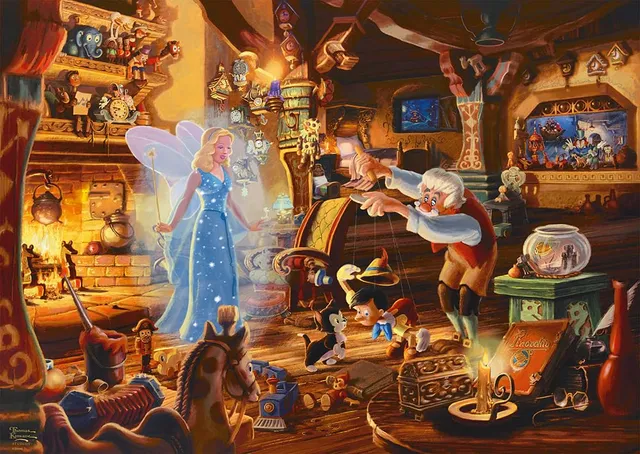 schmidt-thomas-kinkade-disney-pinocchio-1000-teile-57526 image 1