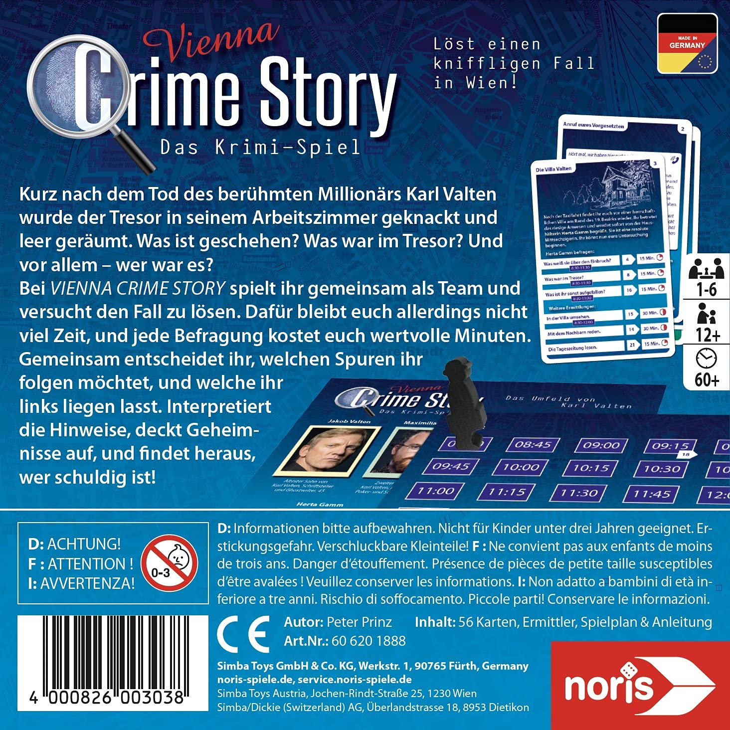 noris-crime-story-vienna-detektivspiel-1-6-spieler-ab-12-jahren image 2