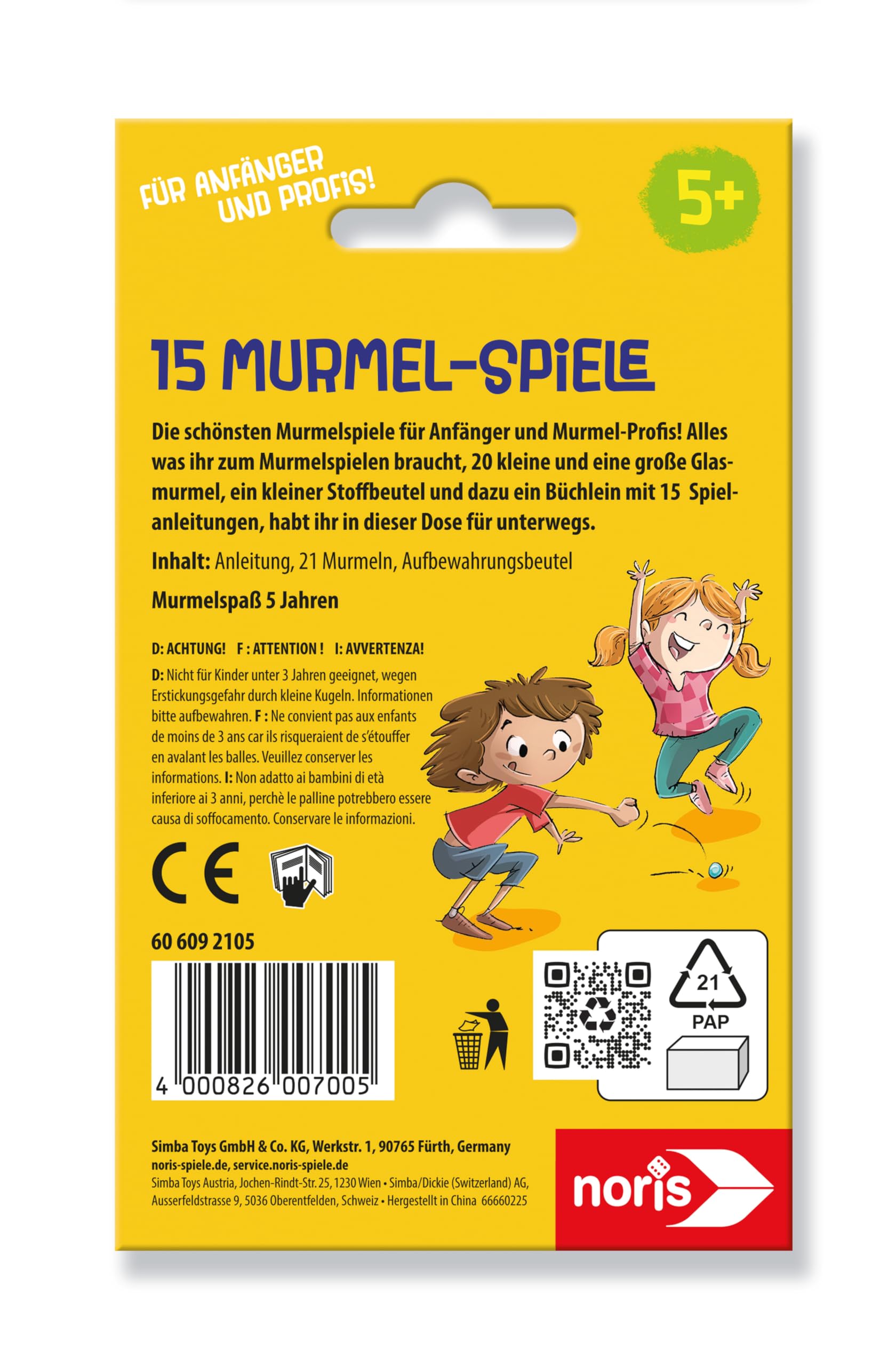noris-murmel-spiele-set-21-murmeln-dose-ab-5-jahren image 2
