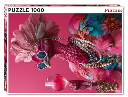 piatnik-573743-pink-birdie-puzzle-1000-teile-68x48-cm image 2