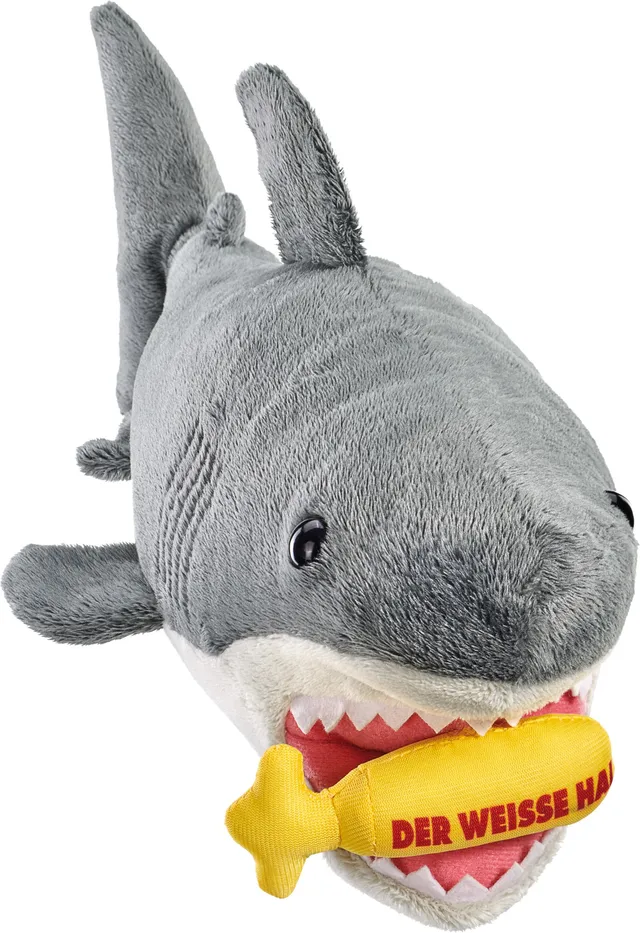 schmidt-spiele-sorgenfresser-42841-weisser-hai-pl-schfigur-36cm image 1