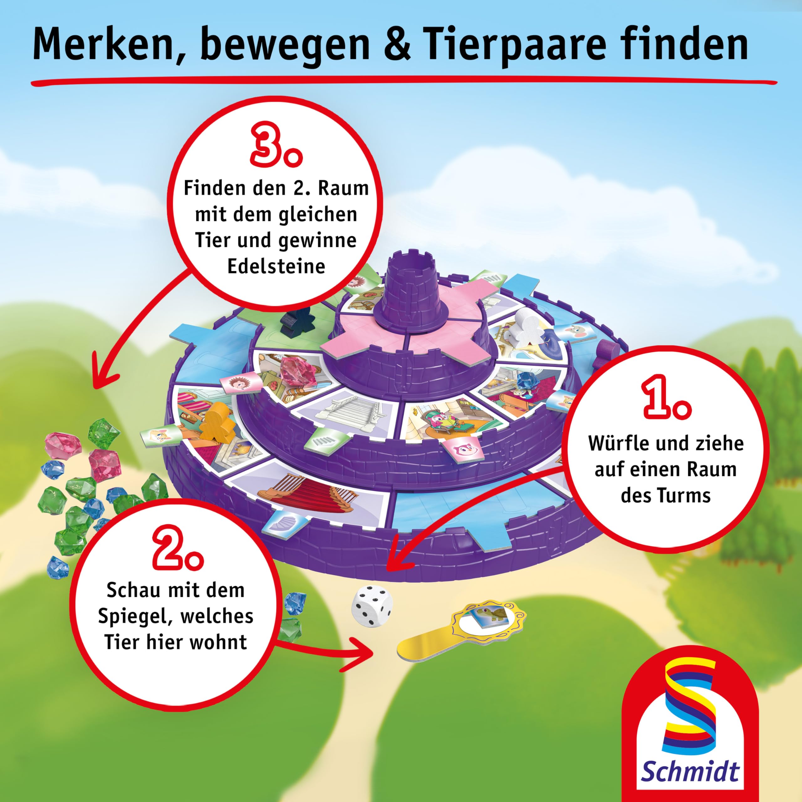 schmidt-spiele-turm-der-tiere-40666-kinderspiel-memo-ab-5-j image 7