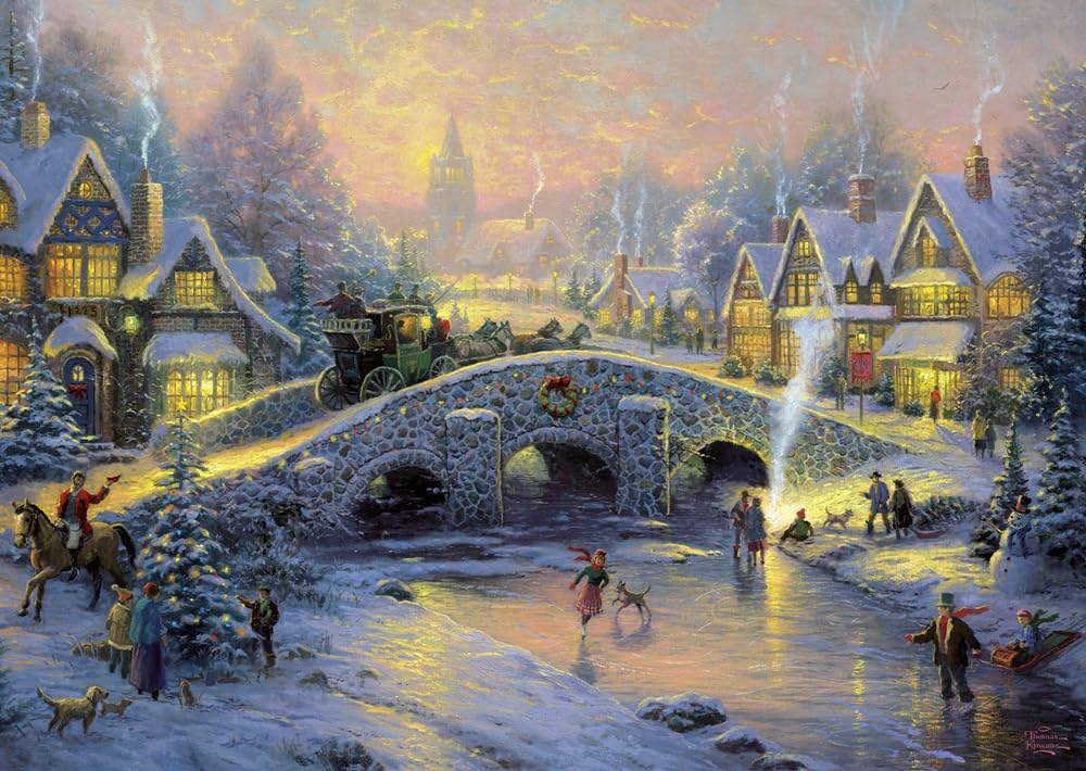 schmidt-spiele-thomas-kinkade-donald-und-daisy-am-strand-puzzle-1000-teile image 7