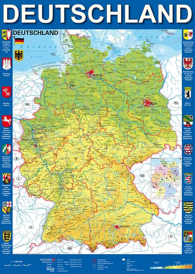 schmidt-spiele-deutschlandkarte-puzzle-1000-teile-69x49-cm image 1