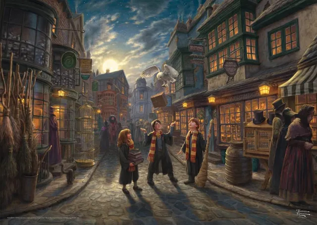 schmidt-classic-line-harry-potter-diagon-alley-puzzle-1000-teile image 1