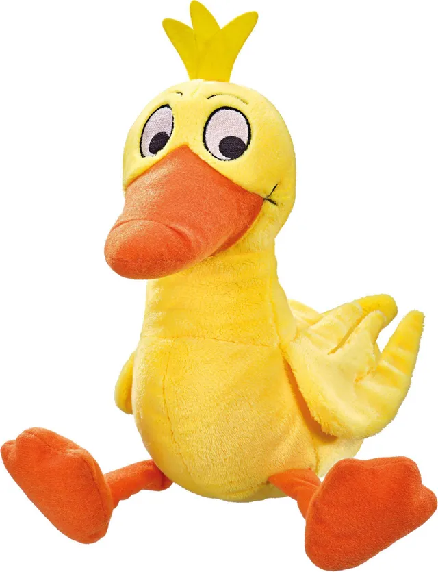 schmidt-spiele-sorgenfresser-ente-pl-schfigur-25-cm-gelb image 1
