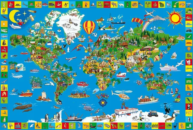 schmidt-spiele-deine-bunte-erde-kinderpuzzle-200-teile-ab-8 image 1