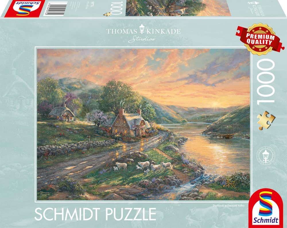 schmidt-spiele-thomas-kinkade-59774-tagesanbruch-puzzle-1000-teile image 4