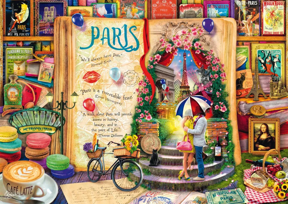 schmidt-erinnerungen-an-paris-58599-puzzle-1000-teile image 1