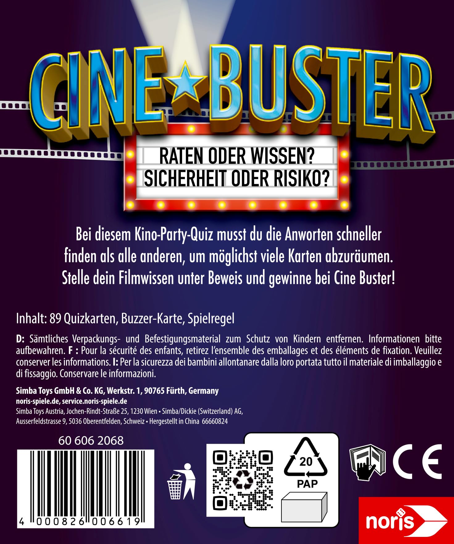 noris-cine-buster-film-quizspiel-3-8-spieler-ab-12-jahren image 2