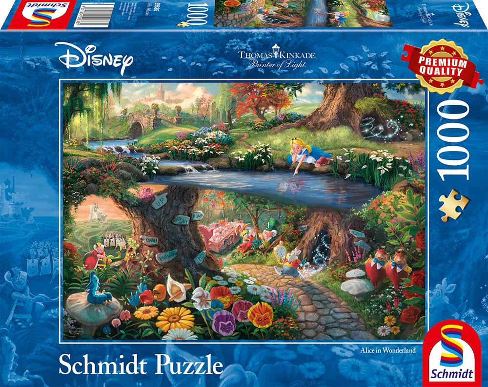 schmidt-spiele-thomas-kinkade-alice-im-wunderland-puzzle-1000-teile image 4
