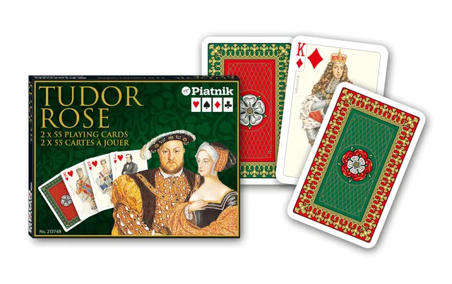 piatnik-tudor-rose-bridge-spielkarten-luxus-kartenspiel image 1