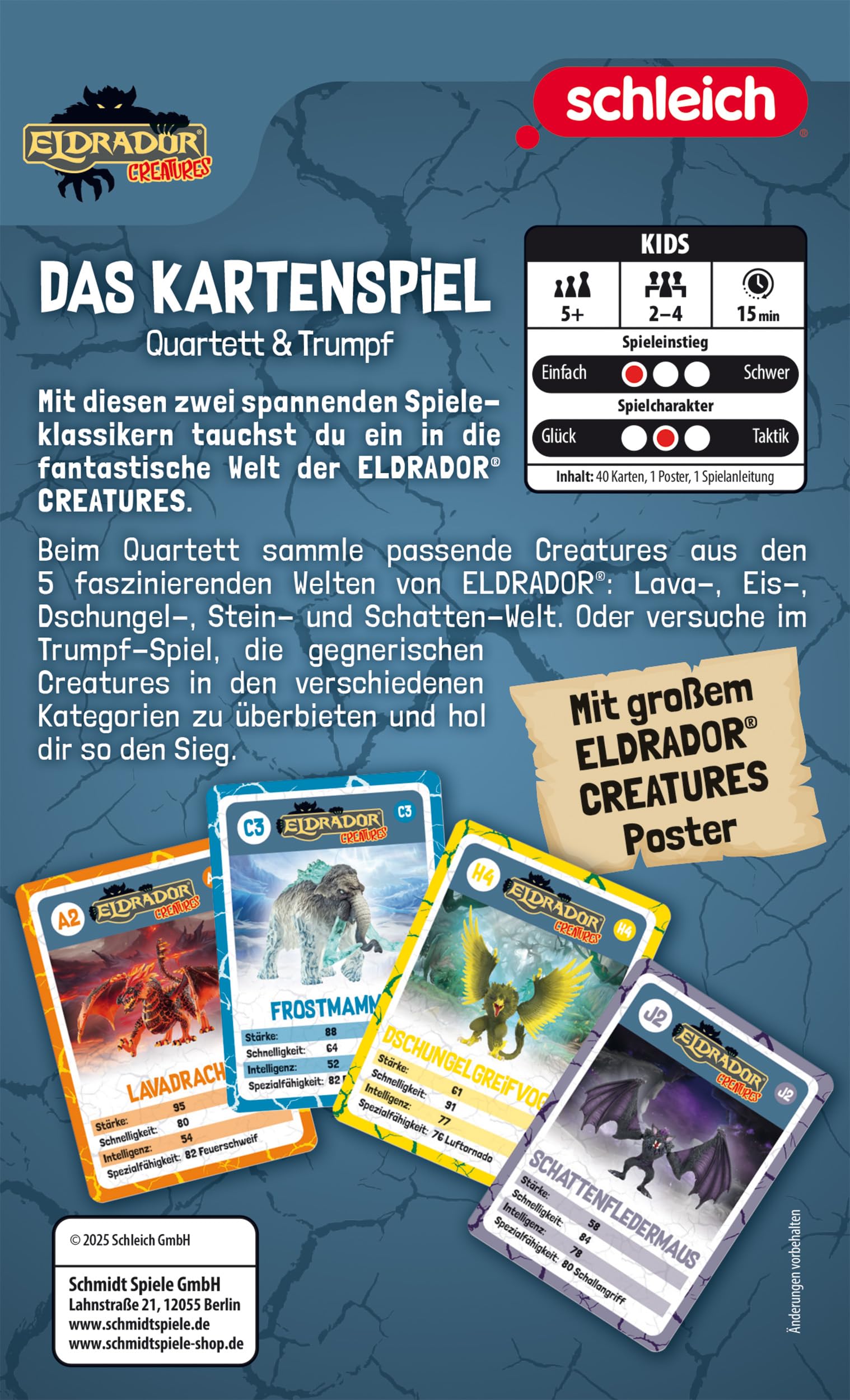 schmidt-spiele-classic-line-51611-eldrador-quartett-reisespiel-metalldose image 3