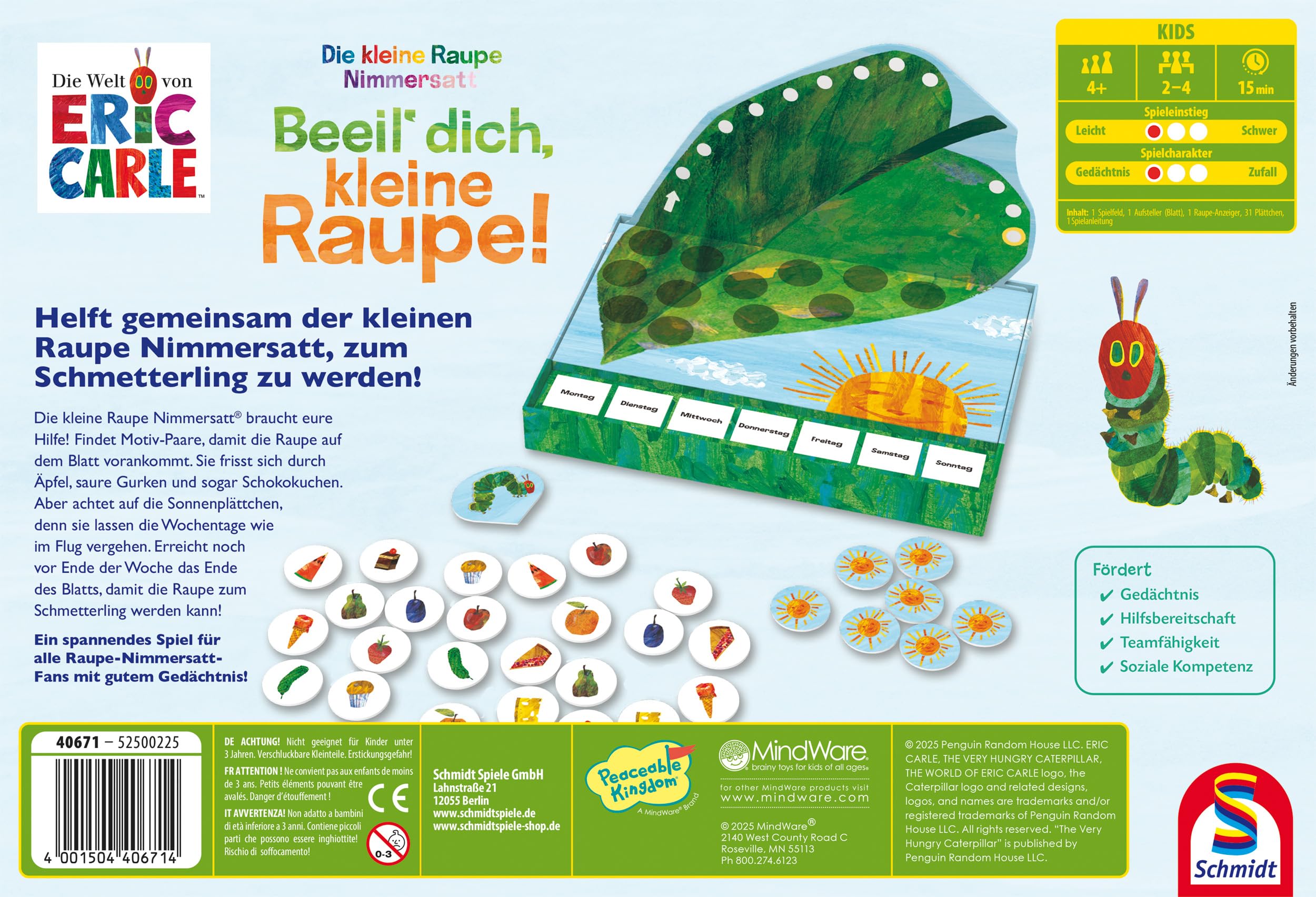schmidt-spiele-geistertreppe-40671-raupe-lernspiel-ab-4-jahren image 2