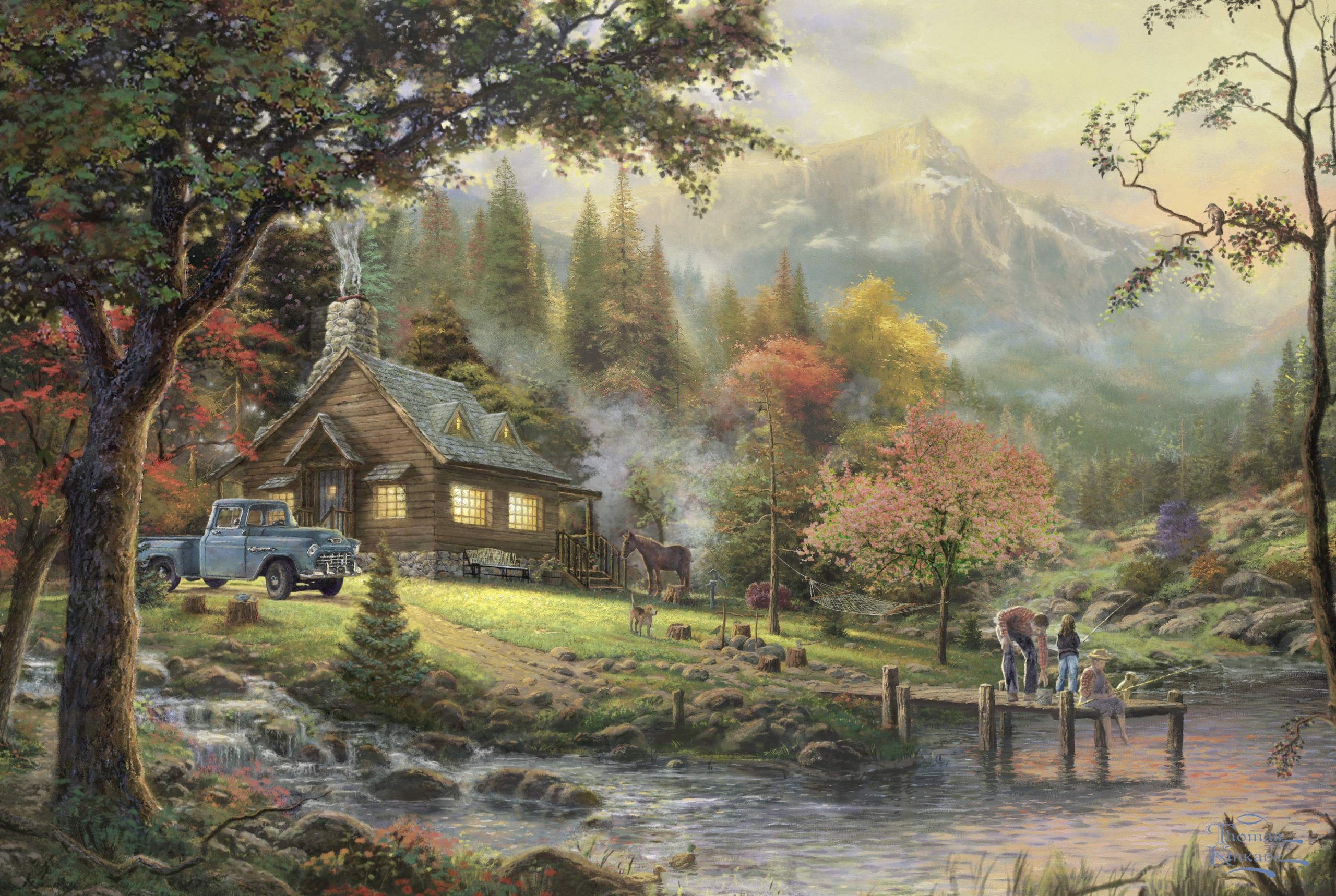 schmidt-spiele-thomas-kinkade-donald-und-daisy-am-strand-puzzle-1000-teile image 5