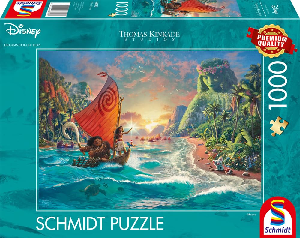 schmidt-thomas-kinkade-disney-vaiana-58030-puzzle-1000-teile image 4