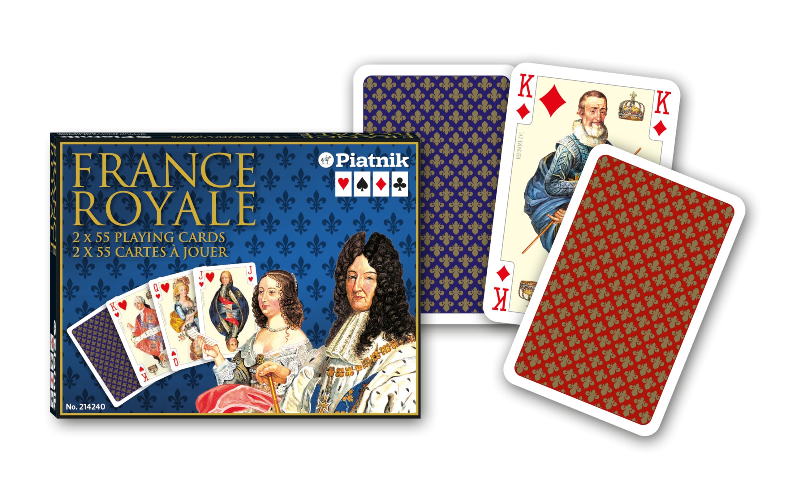 piatnik-2142-france-royal-bridge-doppelspiel-spielkarten-romm image 1