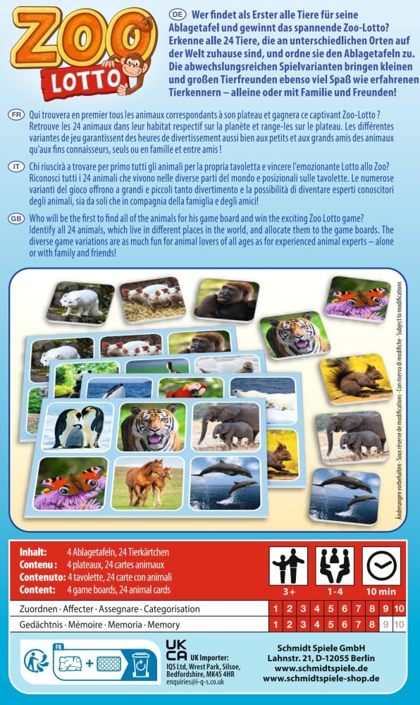 schmidt-spiele-classic-line-51433-zoo-lotto-spiel-metalldose-ab-3-jahren image 3
