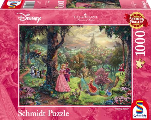 schmidt-spiele-thomas-kinkade-disney-dornr-schen-1000-teile-puzzle image 8