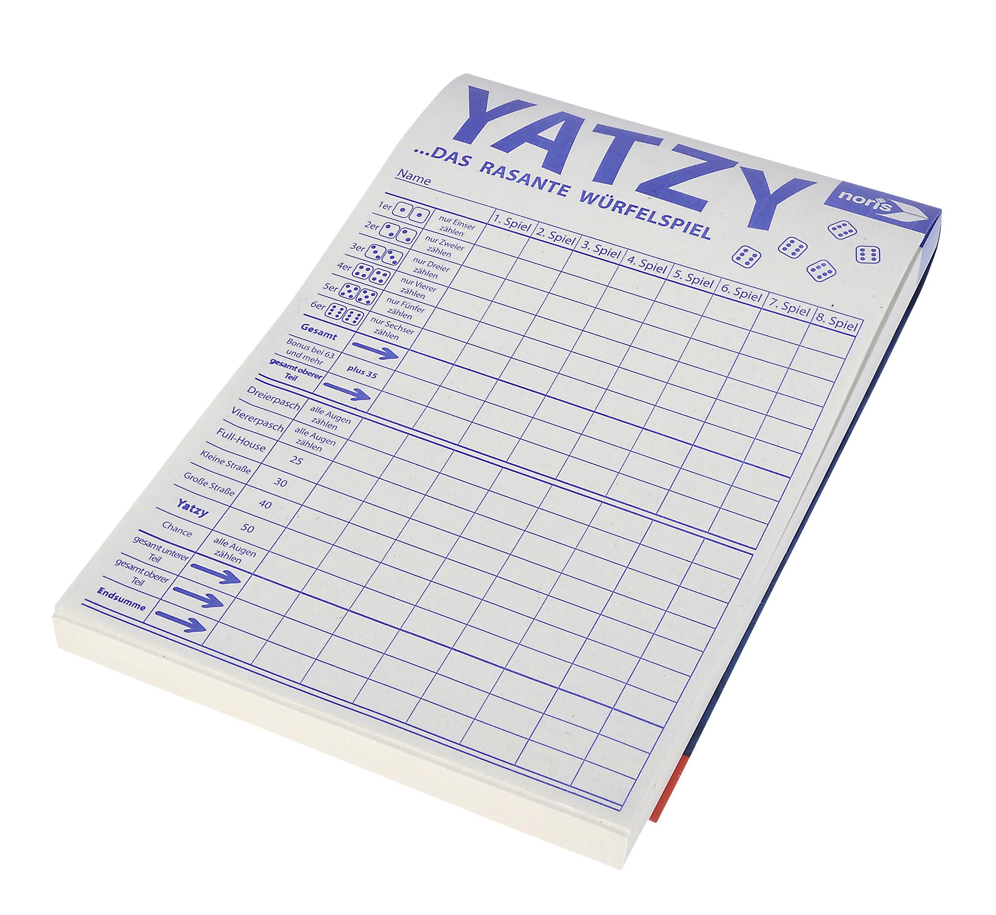 noris-deluxe-yatzy-606194320-spielblock-maxi-format-2880-spiele image 3