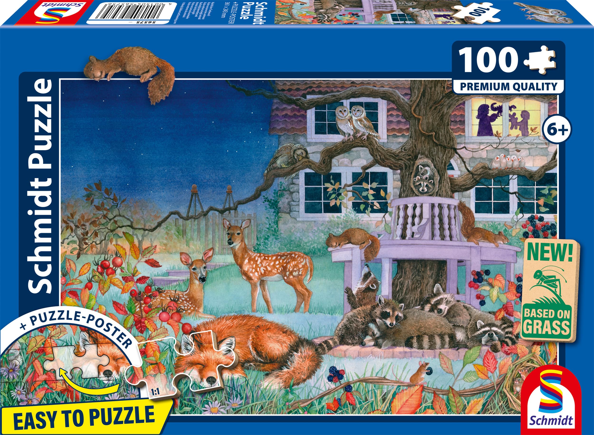 schmidt-56575-tierbesuch-kinderpuzzle-100-teile-ab-6-jahren image 4