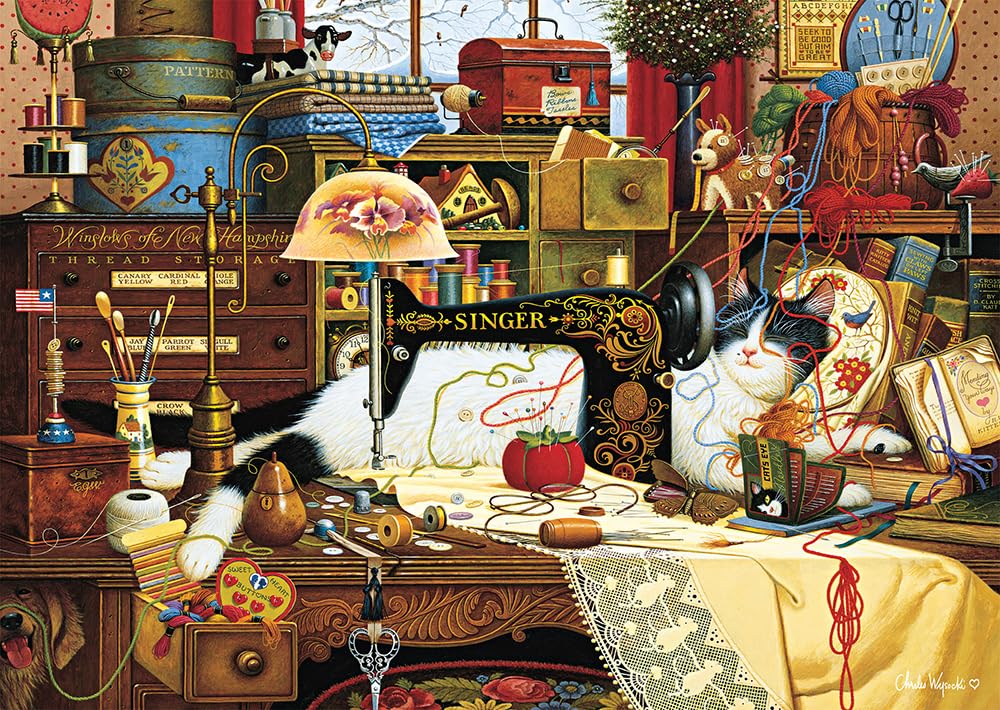 schmidt-spiele-maggie-die-chaotin-puzzle-1000-teile-ab-12-jahren image 1