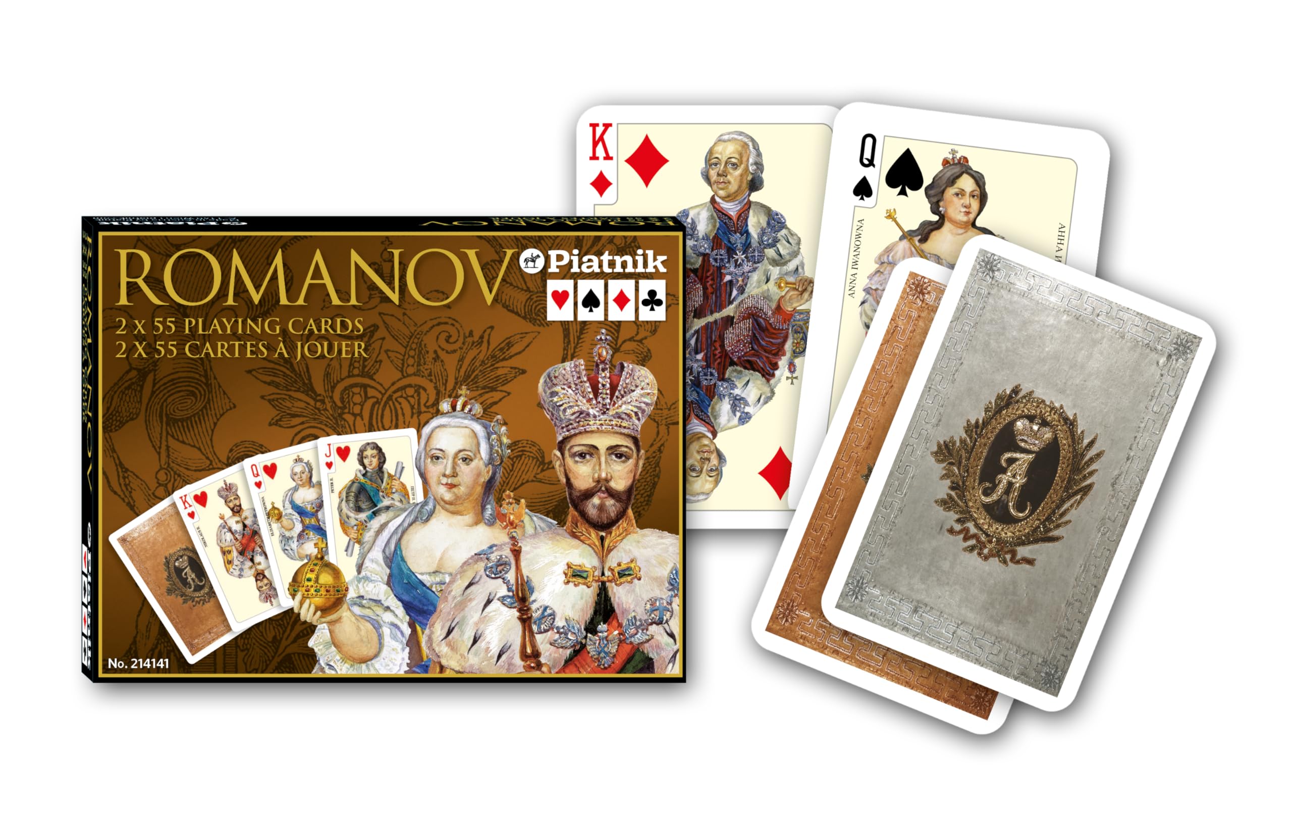 piatnik-megatrumpf-romanov-spielkarten-bridge-2x55-blatt-geschenk image 3
