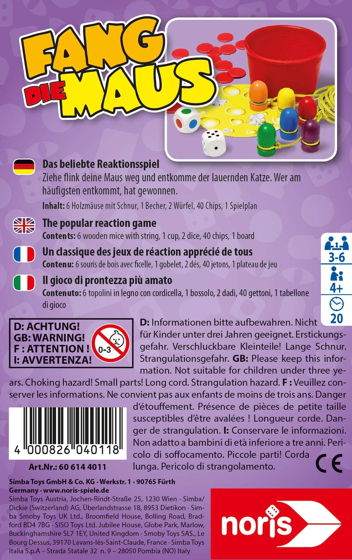 noris-deluxe-fang-die-maus-reaktionsspiel-ab-4-jahren image 2